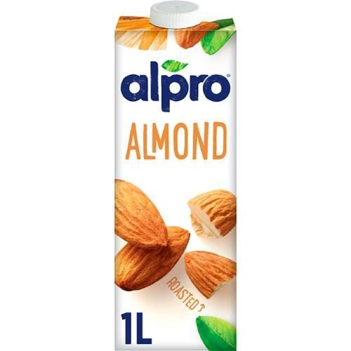Alpro roasted almond plant-based drink 1 litre carton
