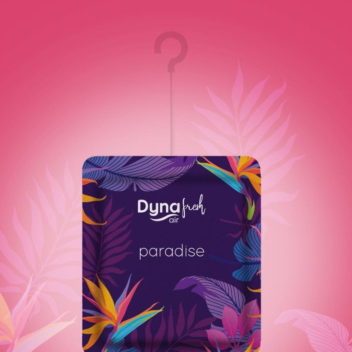 Dynafresh Air Paradise hanging air freshener for bathroom, wardrobe and car