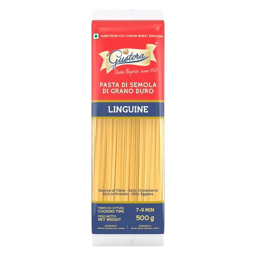 Gustora linguine, 100% durum wheat semolina pasta, 500 g