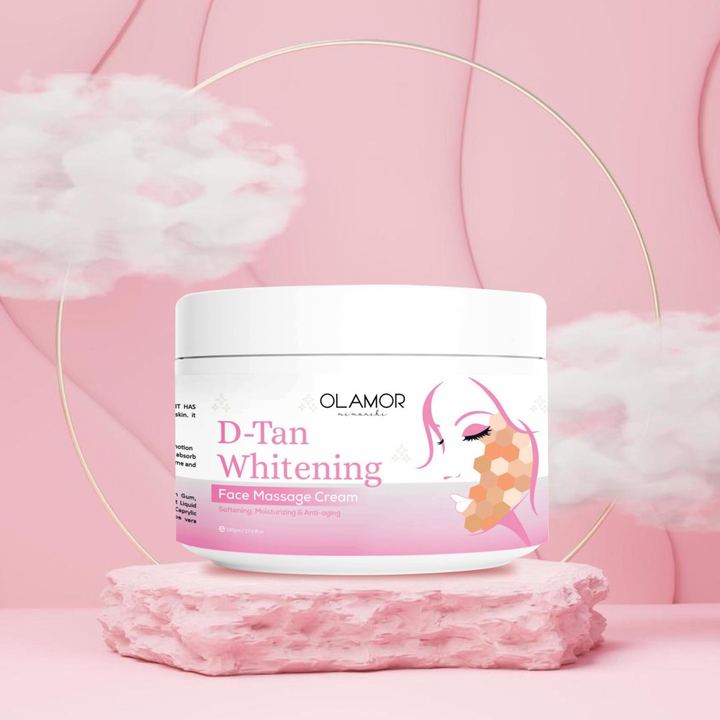 Olamor D-Tan Whitening face massage cream, 500 g jar